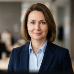 Портрет уверенного российского бизнесмена на нейтральном фоне для раздела правового аудита автобизнеса